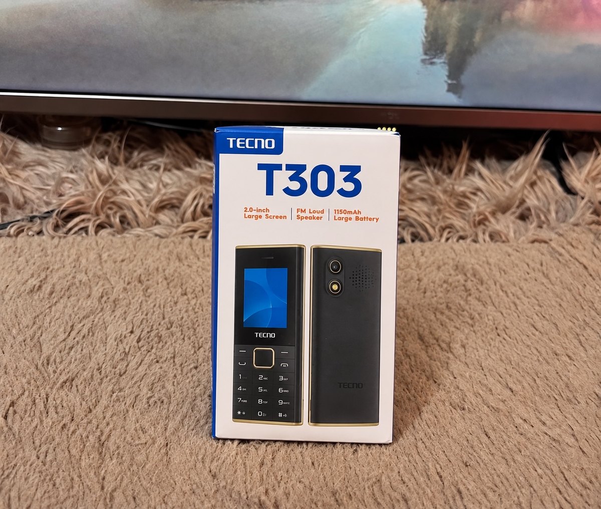Tecno T303 — Box & Accessories